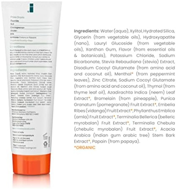 Himalaya Botanique Whitening + Hydroxyapatite Toothpaste Mint Flavor Nano Hydroxyapatite 4 Oz