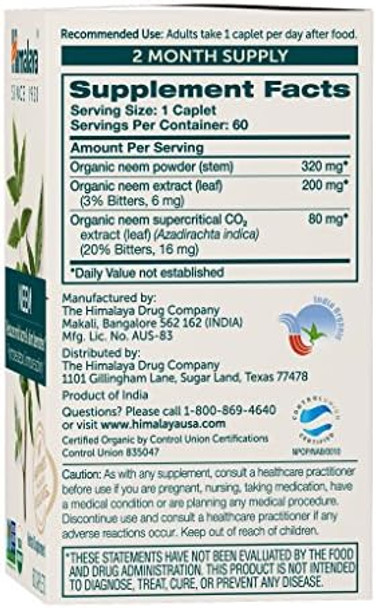 Neem Systemic Purifier 60 Caplets