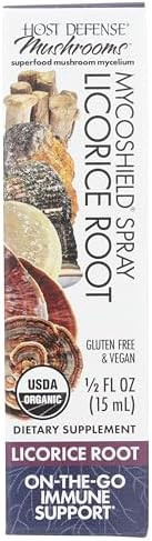 Mycoshield Spray Licorice Root Fungi Perfecti/Host Defense 0.5 Fl Oz Liquid