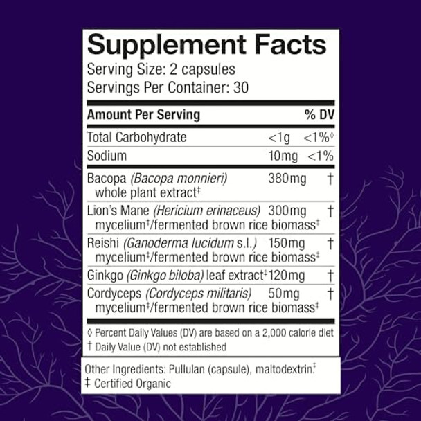 Host Defense Bundle With Mycobotanicals Brain Capsules 60 Count & Mycobotanicals Stress Decompress Capsules 60 Count Support Memory & Focus Support Relaxation