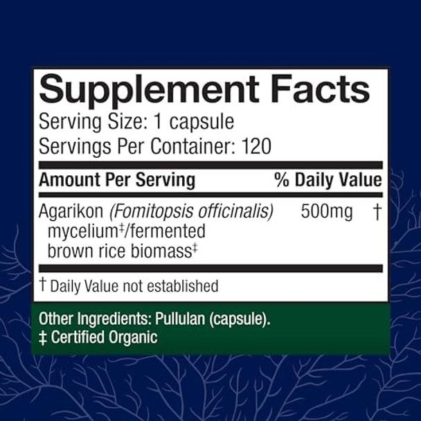 Host Defense Agarikon Capsules Immune System Support Supplement Mushroom Supplement To Aid Immune Functions & Cell Strength Herbal Dietary Supplement 60 Capsules (60 Servings) Host Defense Agarikon Capsules Immune System Support Supplement Mushroom Supplement To Aid Immune Functions & Cell Strength Herbal Dietary Supplement 60 Capsules (60 Servings)