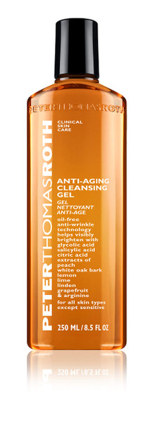 Peter Thomas Roth Anti-Aging Cleansing Gel, Face Wash with Anti-Wrinkle Technology, Exfoliates with Glycolic Acid and Salicylic Acid