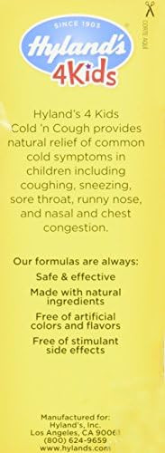Hylands Cold 'N Cough Supplement For Kids 4 Ounce