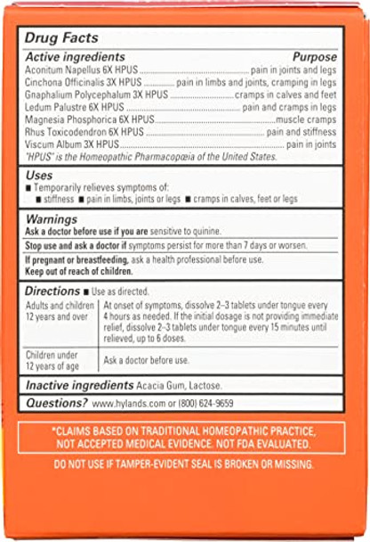 Hyland'S Leg Cramps Tablets Natural Relief Of Calf Leg And Foot Cramp 50 Count Hyland'S Leg Cramps Tablets Natural Relief Of Calf Leg And Foot Cramp 50 Count