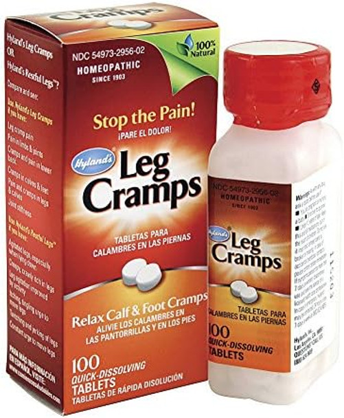 Hyland'S Homeopathic Leg Cramps Pain 100 Tablets By Hyland'S Homeopathic