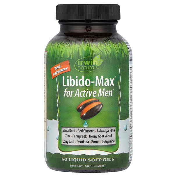 Irwin Naturals Libido-Max® for Active Men 60 Liquid Soft-Gels