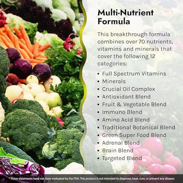 Irwin Naturals Men'S Living Green Liquidgel Multi 70 Essential Nutrients Fullspectrum Vitamins Wholefood Blend Targeted Adrenal & Brain Support 90 Liquid Softgels