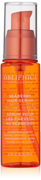 Obliphica Seaberry Leave in Hair Serum for Fine & Medium Hair - Vitamins and Omegas for Frizz Free & Nourished Hair - Hair Serum for Dry Hair and Growth - 2.2 Fl Oz Obliphica Seaberry Leave in Hair Serum for Fine & Medium Hair - Vitamins and Omegas for Frizz Free & Nourished Hair - Hair Serum for Dry Hair and Growth - 2.2 Fl Oz