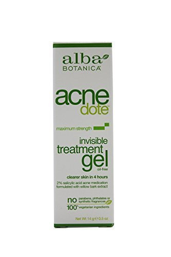 Alba Botanica Acnedote Invisible Treatment Gel 5 Oz (3 Pack) Unscented