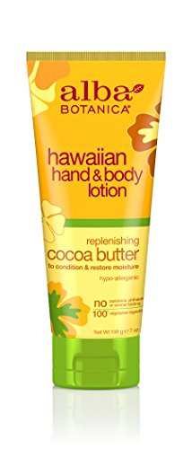 Alba Botanica Hawaiian Hand & Body Lotion Replenishing Cocoa Butter 6 Oz