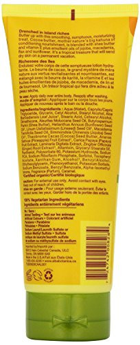 Alba Botanica Hawaiian Hand & Body Lotion Replenishing Cocoa Butter 6 Oz