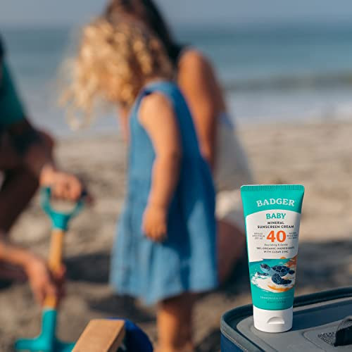 Badger Spf 40 Baby Sunscreen And Bug Spray