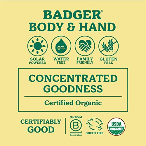 Badger Organic Cuticle Care Balm Natural Nail Care Cream With Shea Butter Vitaminrich Seabuckthorn Extract .75Oz
