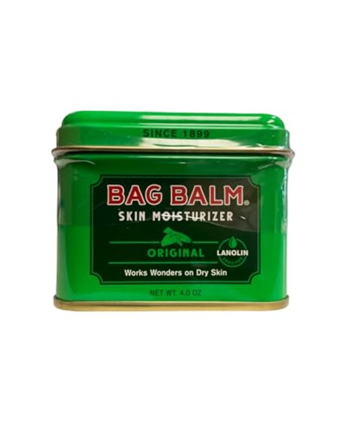 Bag Balm Vermont'S Original Moisturizing For Dry Skin Chapped Lips Cracked Heels Dog Paw Pads + More. 118 Ml (4 Oz) Tin (3)