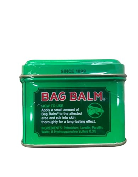 Bag Balm Vermont'S Original Moisturizing For Dry Skin Chapped Lips Cracked Heels Dog Paw Pads + More. 118 Ml (4 Oz) Tin (3)