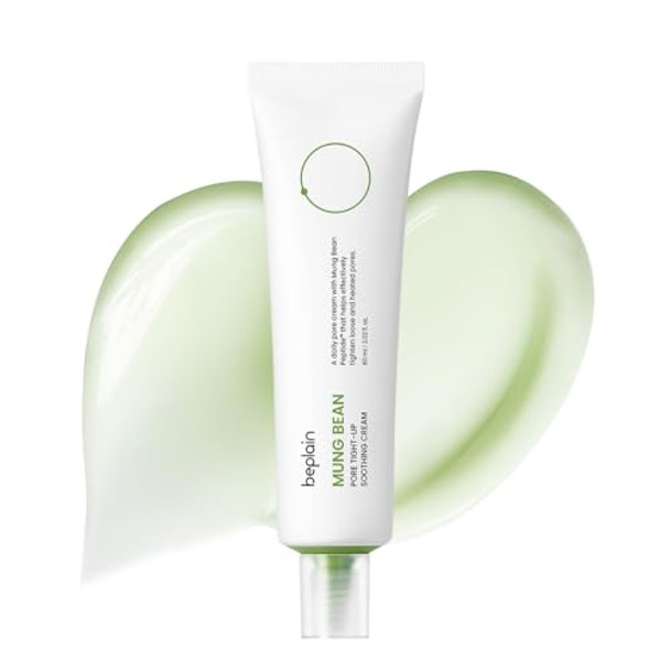Beplain Mung Bean Peptide Pore Soothing Cream (2.02Fl.Oz/60Ml) Fragrance Facial Cream For Pore Soothing Pore Hydrating Suitable For Sensitive Skin Korean Skincare Beplain Mung Bean Peptide Pore Soothing Cream (2.02Fl.Oz/60Ml) Fragrance Facial Cream For Pore Soothing Pore Hydrating Suitable For Sensitive Skin Korean Skincare