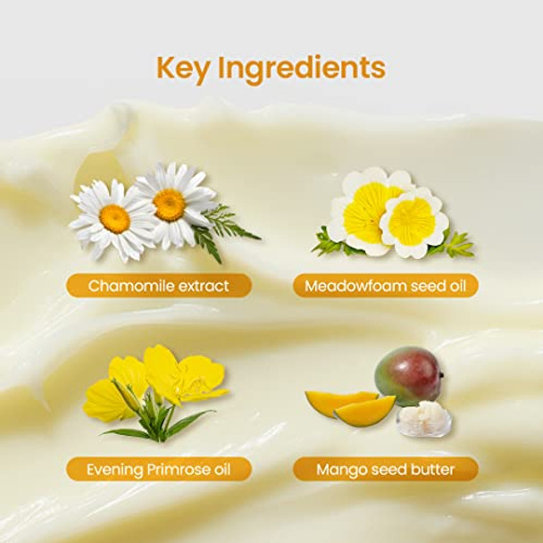 Beplain Ceramide Skin Barrier Cream (2.02 Fl Oz / 60Ml) Chamomile Intense Moisturizing Facial Cream Daily Soothing & Nourishing Treatment For Sensitive Skin Korean Skin Care