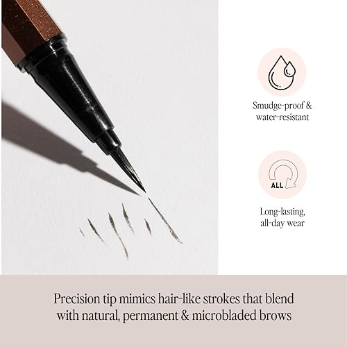 Billion Dollar Brows Raising Brows Liquid Brow Pen Eyebrow Pen With A Microtip Applicator Creates Natural Looking Brows Effortlessly And Stays On All Day Taupe