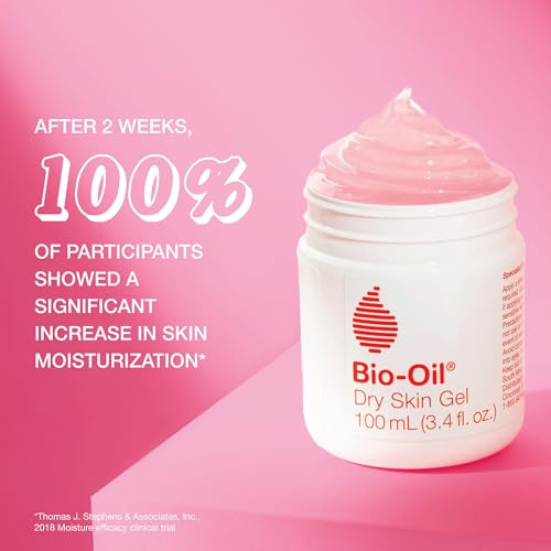 Biooil Dry Skin Gel Face And Body Moisturizer Fast Absorbing Hydration With Soothing Emollients And Vitamin B3 Noncomedogenic 6.7 Oz