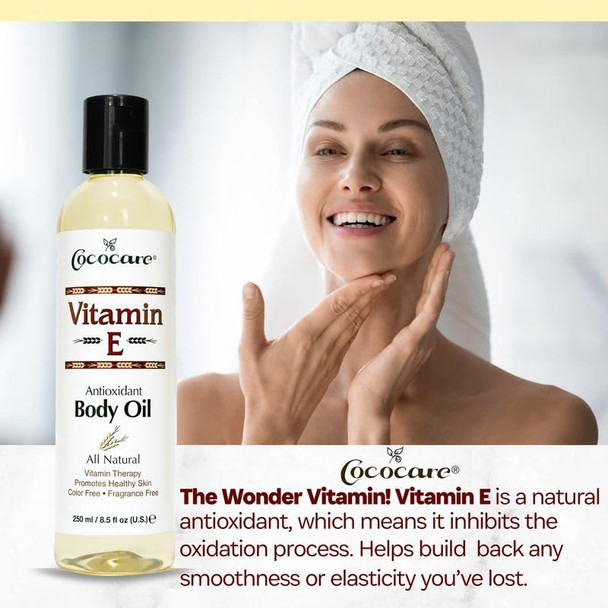 Cococare Natural Vitamin E Antioxidant Body Oil Vitamin Therapy For All Skin Types 8.5 Fl Oz Pack Of 2 Cococare Natural Vitamin E Antioxidant Body Oil Vitamin Therapy For All Skin Types 8.5 Fl Oz Pack Of 2