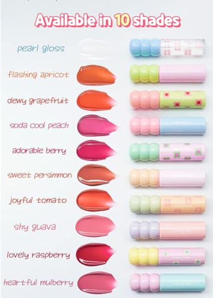 Colorgram Fruity Glass Tint 08 Lovely Raspberry + Milk Bling Heartlighter 02 Pink Heart Highly Pigmented Glossy Dewy Lip Gloss Colorgram Fruity Glass Tint 08 Lovely Raspberry + Milk Bling Heartlighter 02 Pink Heart Highly Pigmented Glossy Dewy Lip Gloss