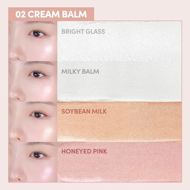 Colorgram Tintin Dory Highlighter Palette 02 Cream Balm