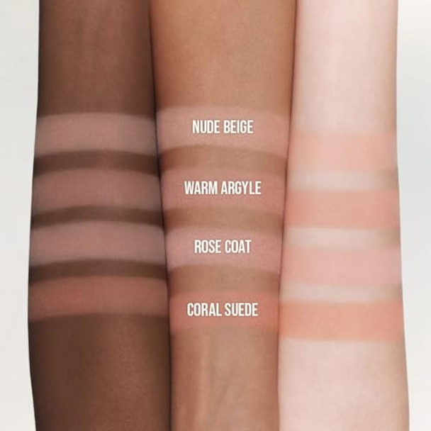 Dasique Blending Mood Cheek #04 Beige Knit L Vegan Cruelty L 4 Blendable Shades In Lightweight Longlasting Smooth Powder