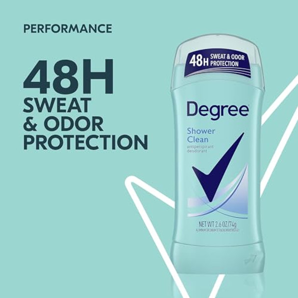 Degree Deod Inv Sld Shwer Size 2.6Z Degree Women'S Shower Clean Body Responsive Invisible Antiperspirant & Deo