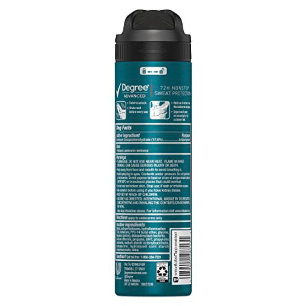 Degree Men Antiperspirant Aerosol Advance Nonstop 3.8 Ounce