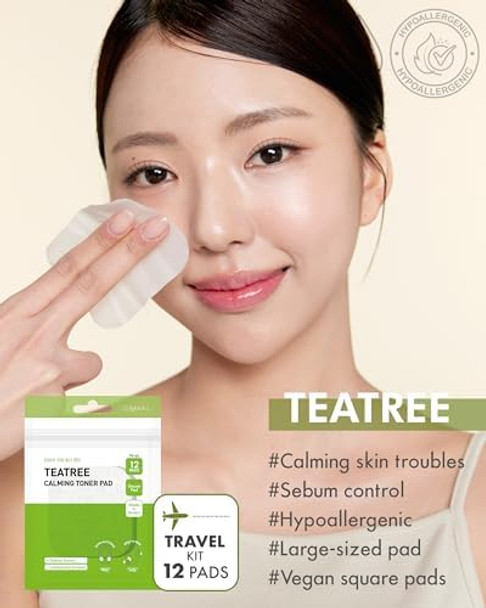 Dermal Teatree Calming Toner Pad Travel Kit + Ice Cooling Toner Pad Travel Kit Bundle Dermal Teatree Calming Toner Pad Travel Kit + Ice Cooling Toner Pad Travel Kit Bundle