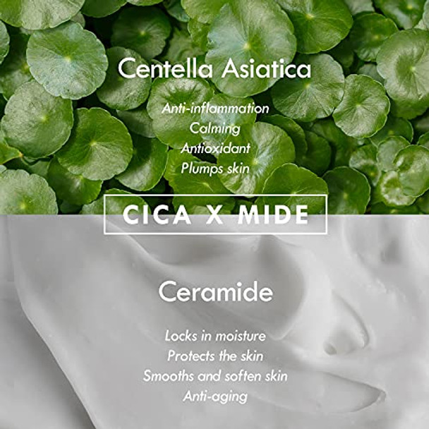 Dermal Cicamide Hydrating & Soothing Toner With Ceramide And Centella Asiatica Extracts. 6.76 Fl.Oz 3In1 Cleansing Absorbent Toner For Irritated Skin