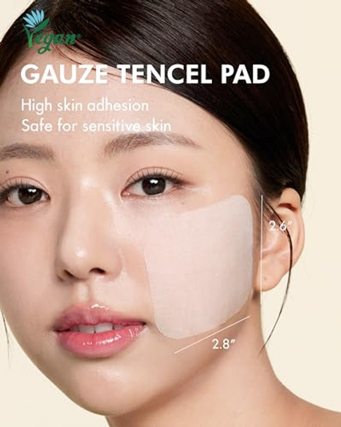 Dermal Teatree Calming Toner Pad Korean Toner Pad For Calming & Acne Improvement With Zinc Pca Vegan Gauze Tencel Square Pads Travel Kit 12 Pads 3 Pack (Total 36 Pads)