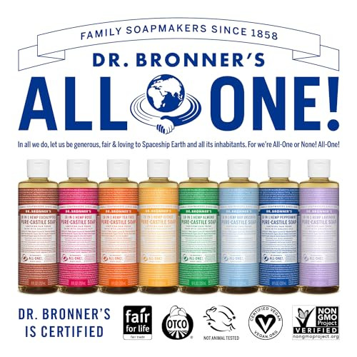 Dr. Bronners Cherry Blossom Purecastile Liquid Soap 240 Ml