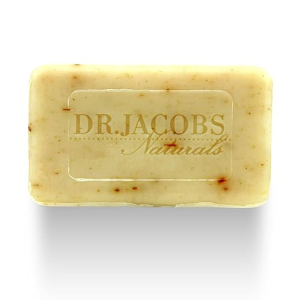 Dr Jacobs Naturals Triple Milled Loofah Exfoliating Castile Bar Soap 5 Oz. Luscious Lavender