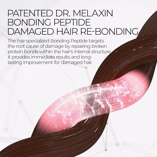 Dr.Melaxin Bondex Protein Bonding Remodeling Shampoo With Argan Oil Strengthening Keratin & Peptides Bonder Repair Hair 13.52 Fl.Oz.