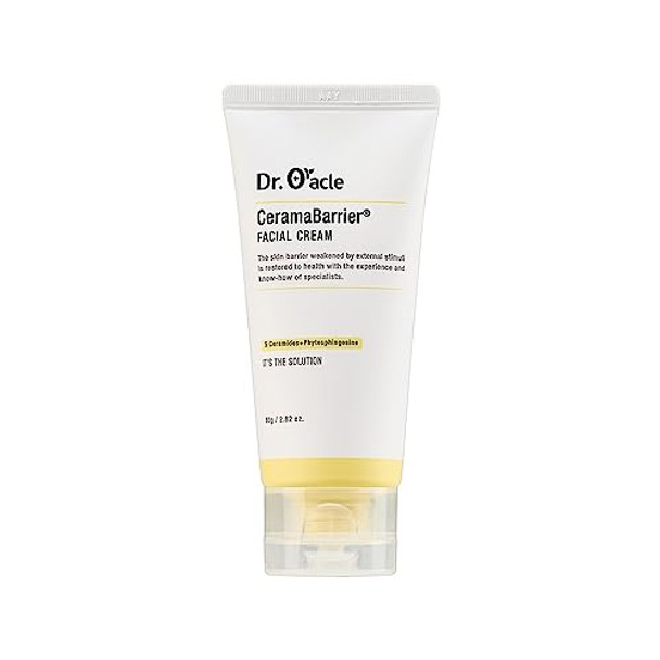 Dr.Oracle Ceramabarrier Facial Cream Ceramide Moisturizer Ceramide Moisturizer Cream Face Moisturizer For Dry Sensitive Skin (2.82 Oz) Dermatologist Tested