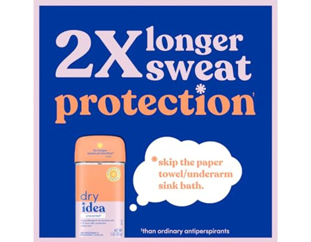 Dry Idea Advanced Dry Unscented Antiperspirant & Deodorant Clear Gel 3 Oz (Pack Of 9)