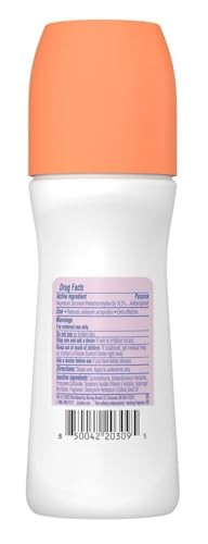 Dry Idea Deodorant 3.25 Ounce Roll On Unscented Antiperspirant (96Ml) (Pack Of 6)