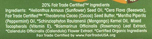 Eco Lips Organic Mongo Kiss Peppermint Lip Balm Usda  Organic 0.25 Ounce (Pack Of 15)