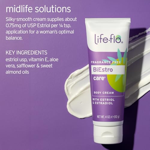 Emerita By Lifeflo Estriol Cream With Vitamin E Balancing Cream For Women With Usp Estriol Soothing Aloe Vera And Sweet Almond Oil Fragrance  Made Without Parabens 60Day  4Oz