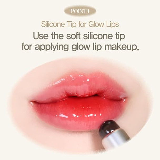 Espoir Dual Smudging Lip Brush Soft Bristles Brush And Gentle Silicone Tips Compact And Versatile For Matte And Glossy Lip Products