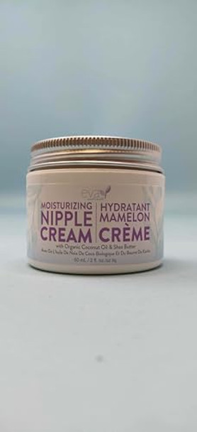 Eva Naturals Safe Nipple Cream For Breastfeeding Nipple Balm For Dry Cracked Nipples Lanolin  Nipple Butter For Breastfeeding Pain With Organic Shea Butter Coconut Butter & Argan Oil
