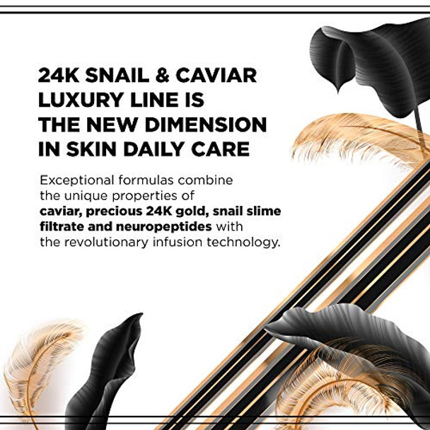 Eveline Cosmetics Eveleine Snail And Caviar Serum 0.63 Fl Oz (Pack Of 1)