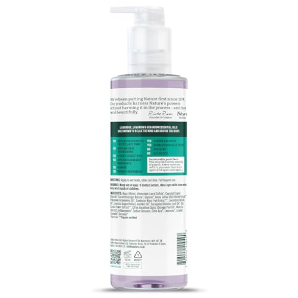 Faith In Nature Natural Lavender And Geranium Liquid Hand Wash Relaxing Vegan And Cruelty  No Sls Or Parabens 400 Ml