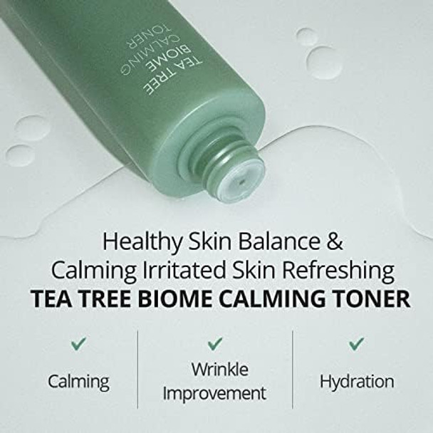 Farmstay Teatree Biome Calming Tonerpure Moisturizing Daily Face Toner For Sensitive Skin With Cica Exfoliating Without Redness Deep Hydrationkorean Skincarefor Men&Womenteenagers 6.76 Fl.Oz