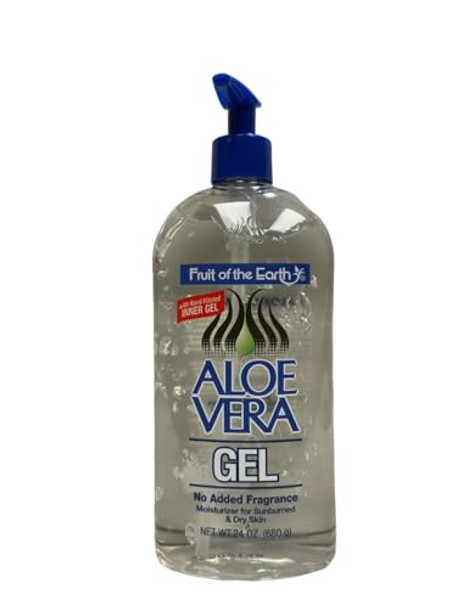 Fruit Of The Earth Aloe Vera 100% Gel 24 Oz (Pack Of 3)