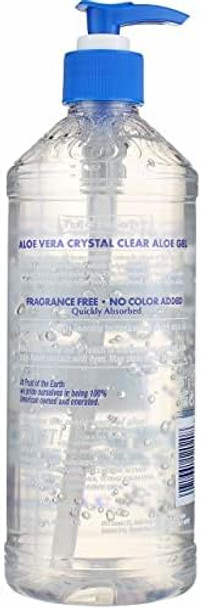 Fruit Of The Earth Aloe Vera Crystal Clear Aloe Gel20 Oz (Pack Of 3)