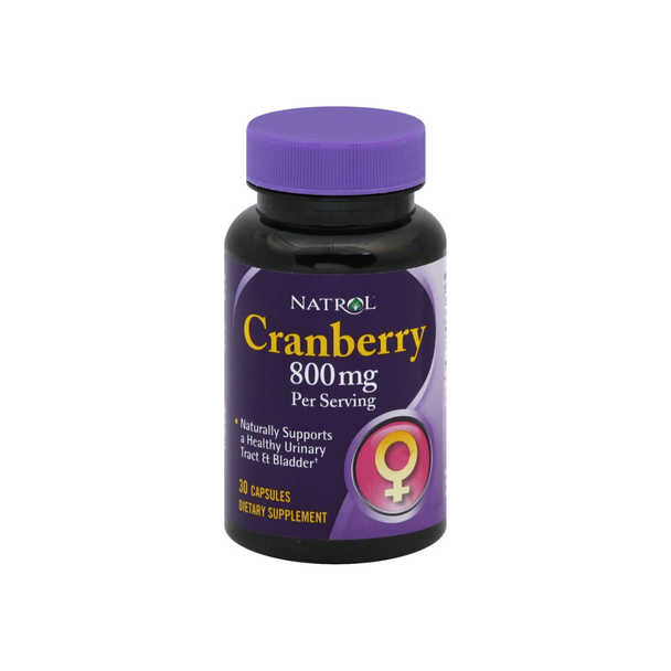 Natrol Cranberry Capsules 800 mg 30 ea
