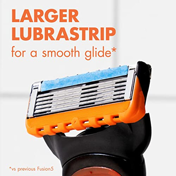 Gillette Fusion5 Mens Razor Blade Refills 12 Count Lubrastrip For A More Comfortable Shave