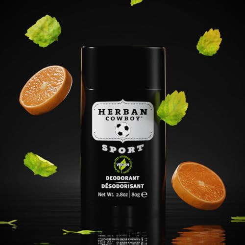 Herban Cowboy Forest Aloe Infused Deodorant With Hints Of Cedar Mandarin And Black Pepper (2.8 Oz)